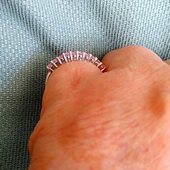 MADAGASCAR PINK SAPPHIRE RING - Picture 2 of 8